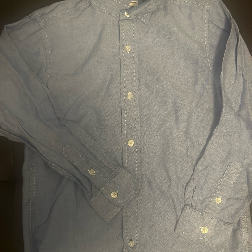 Kids Blue Button-Up Shirt